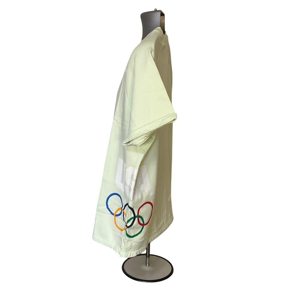 Kith Team USA Olympic Rings Mint Crewneck Sweatshirt NWT Mens Medium - Picture 2 of 11